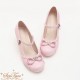 Sentaro Bobo Round Toe Hollow Bow Mid and Low Heel Shoes(8 Colours/Full Payment Without Shipping)